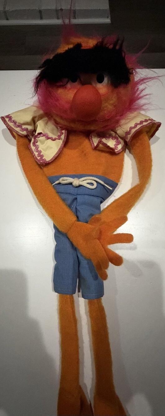 RARE 1978 ANIMAL Puppet Fisher Price 26" Jim Henson The Muppets Drummer US69